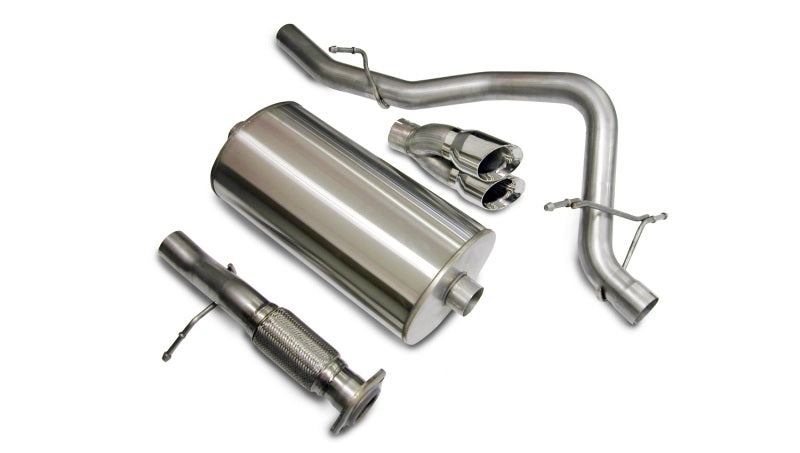Corsa 14207 Cat-Back 3.0" Single Rear Twin 4.0" Tahoe/Yukon 07-08