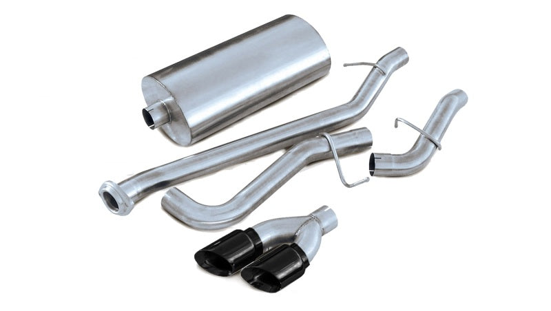 Corsa 14232BLK Cat-Back 3.0" Single Side Twin 4.0" Tahoe/Yukon 02-06