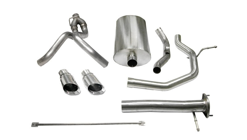 Corsa 14254 Cat-Back 3.0" Dual Rear Single 4.0" SSR 5.3/6.0 03-06