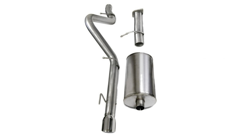 Corsa 14256 Cat-Back 3.0" Single Rear Single 4" Trailblazer 06-08