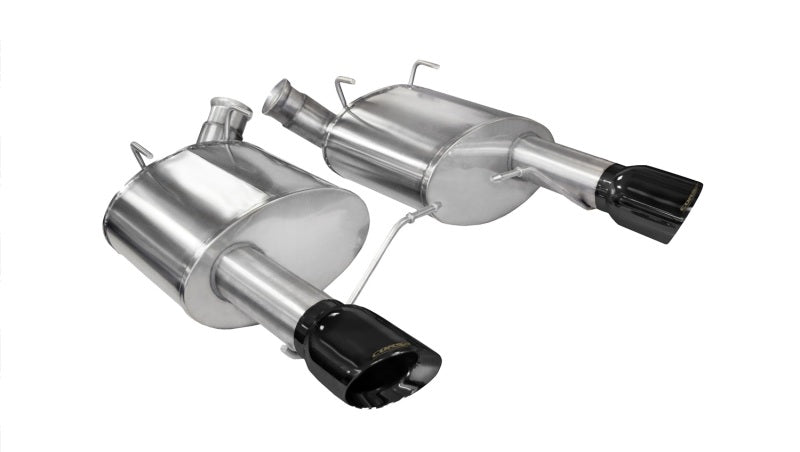 Corsa 14317BLK Axle-Back 3.0" Dual Rear Single 4" Mustang 5.0 '11-14