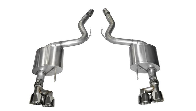 Corsa 14334 Axle-Back 3.0" Dual Rear Twin 4.0" Mustang 5.0 15-17