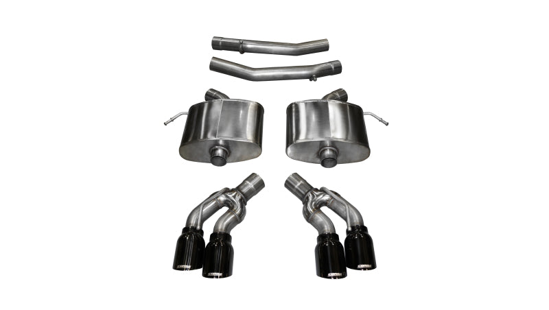 Corsa 14357BLK Axle-Back 2.75" Dual Rear Twin 4.0" CTS-V 6.2 16-19