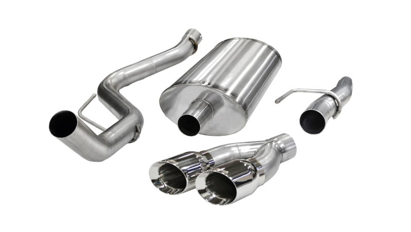 Corsa 14393 Cat-Back 3.0" Single Side Twin 4.0" F150 5.0 11-14