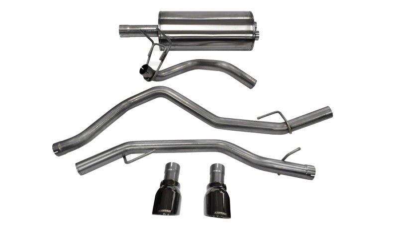 Corsa 14405BLK Cat-Back 3.0" Dual Rear Single 4.5" Dodge Ram 09-20