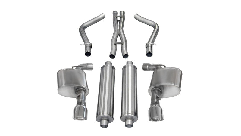 Corsa 14463 Cat-Back 2.75" Dual Rear Single 4.5" Charger 6.4 12-14