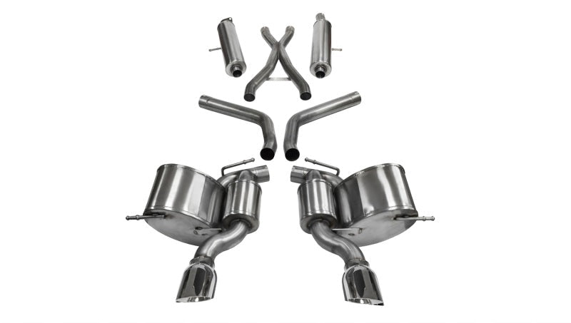 Corsa 14466 Cat-Back 2.75" Dual Rear Single 4.5" Cherokee 6.4