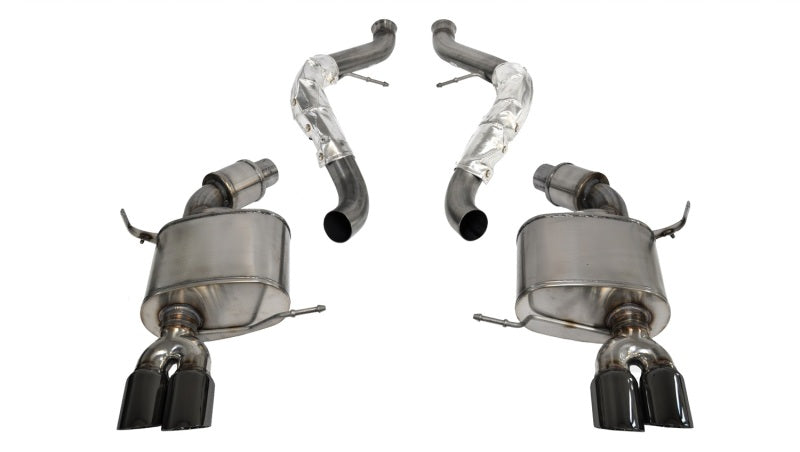 Corsa 14568BLK Cat-Back 2.5" Dual Rear Twin 3.0" E92/E93 M3 08-12
