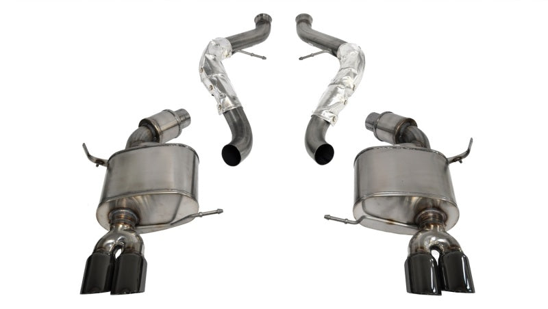 Corsa 14569BLK Cat-Back 2.5" Dual Rear Twin 3.0" E90 M3 08-12