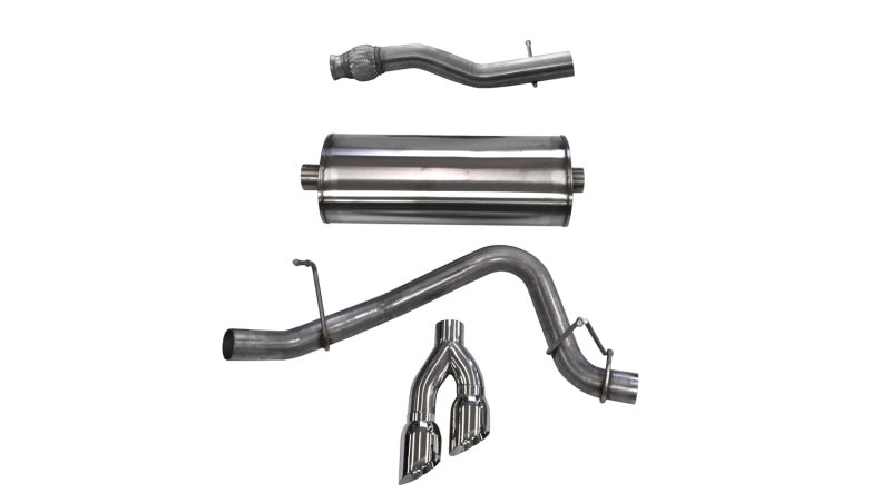 Corsa 14748 Cat-Back 3.0" Single Side Twin 4.0" Suburban 5.3 15-20