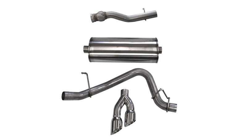 Corsa 14749 Cat-Back 3.0" Single Side Twin 4.0" Yukon 6.2 15-20