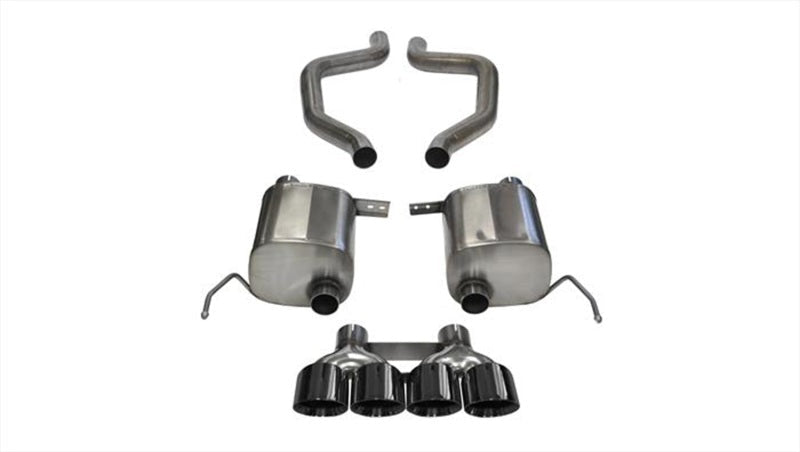 Corsa 14766BLK Axle-Back 2.75" Dual Rear Quad 4.5" Corvette C7 6.2