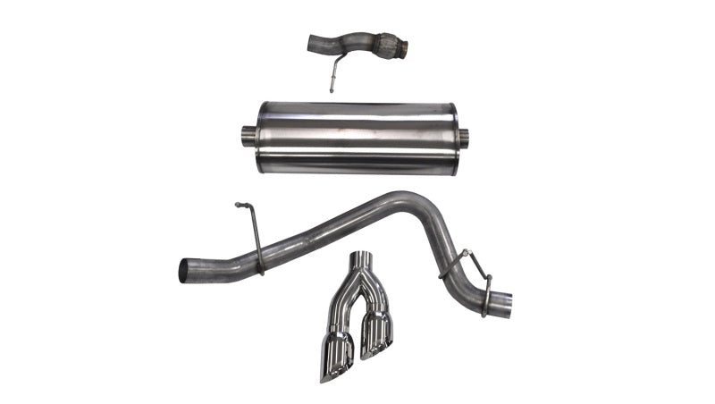 Corsa 14859 Cat-Back 3.0" Single Side Twin 4.0" Yukon 15-20