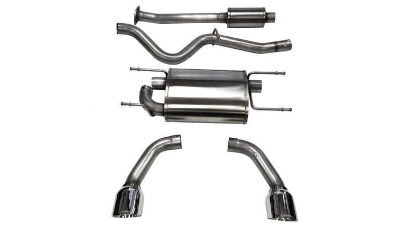 Corsa 14864 Cat-Back 2.5" Dual Rear Single 4.5" BRZ/GT86 12-20