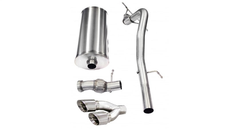 Corsa 14878 Cat-Back 3.0" Single Side Twin 4.0" Escalade 6.2 11-14