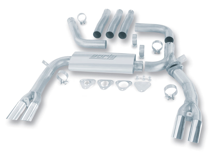 Corsa 14888 Cat-Back 3.0" Dual Rear Single 4.0" ATS 2.0 13-19