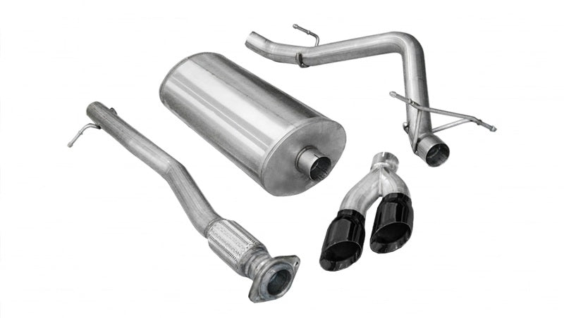 Corsa 14904BLK Cat-Back 3.0" Single Side Twin 4.0" Silverado 09-13