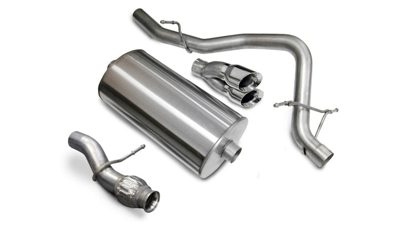 Corsa 14912 Cat-Back 3.0" Single Rear Twin 4.0" Tahoe 09-14