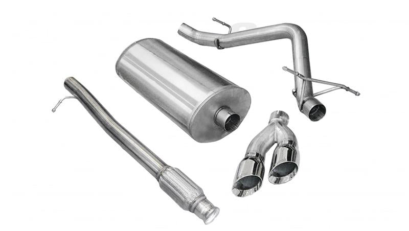 Corsa 14925 Cat-Back 3.0" Single Side Twin 4.0" Silverado 10-13