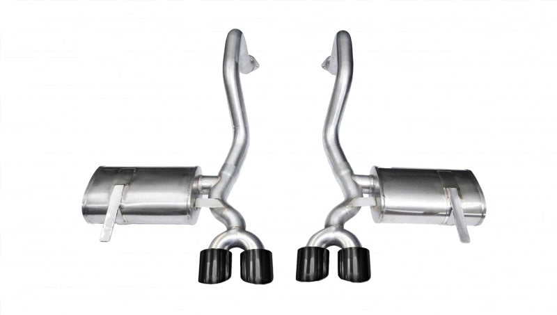 Corsa 14961BLK Axle-Back 2.5" Dual Rear Twin 4" Corvette C5 5.7 97-04