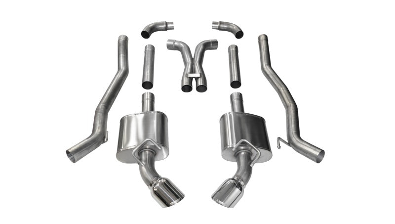 Corsa 14968 Cat-Back 3.0" Dual Rear Single 4.5" Camaro 6.2 10-15