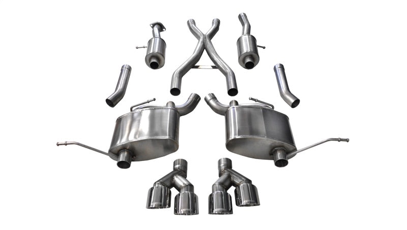 Corsa 14984 Cat-Back 2.5" Dual Rear Twin 4.0" Cherokee 3.6 14-21