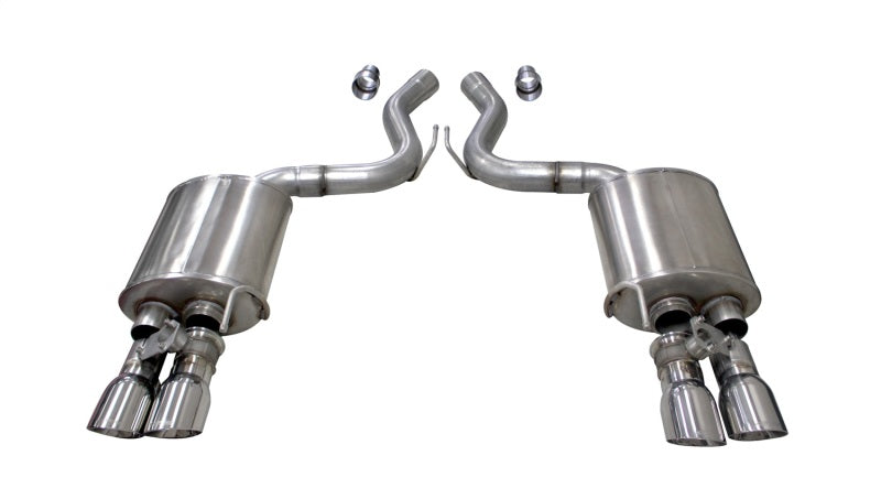 Corsa 21002 Axle-Back 3.0" Dual Rear Twin 4.0" Mustang 5.0 18-22