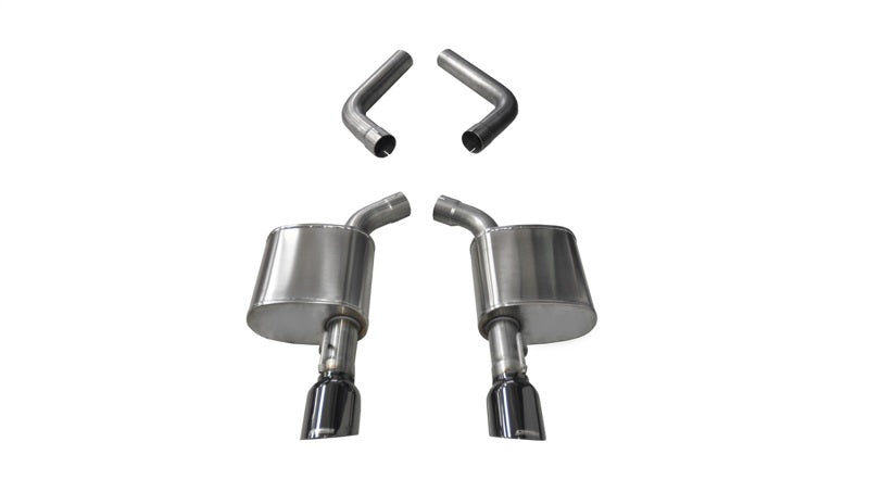 Corsa 21019BLK Axle-Back 2.75 Dual Rear Single 4.5" Charger 5.7 17-22