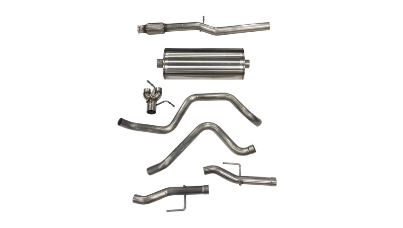 Corsa 21034 Cat-Back 3.0" Dual Rear None Silverado 6.2 19-23