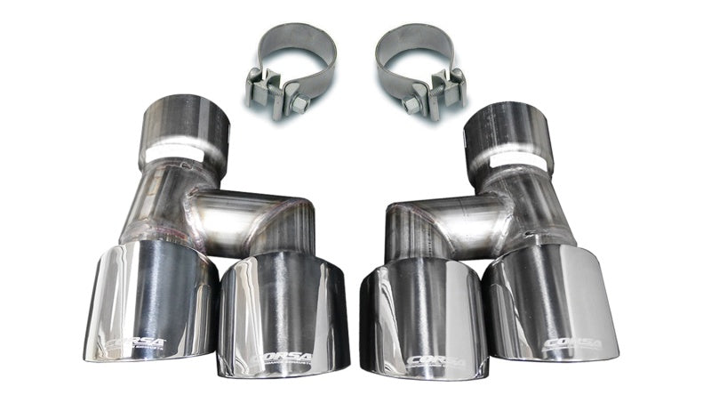 Corsa 21038 Tip Kit Twin 4.0"
