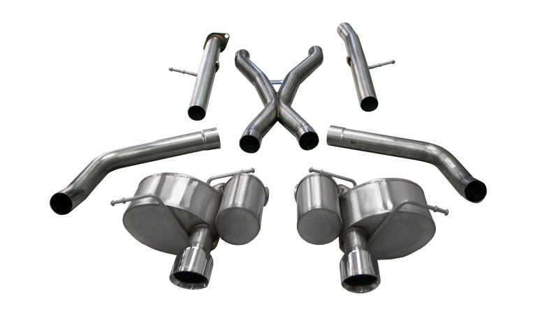 Corsa 21058 Cat-Back 2.75" Dual Rear Singl 4.5" Cherokee 6.4 12-21