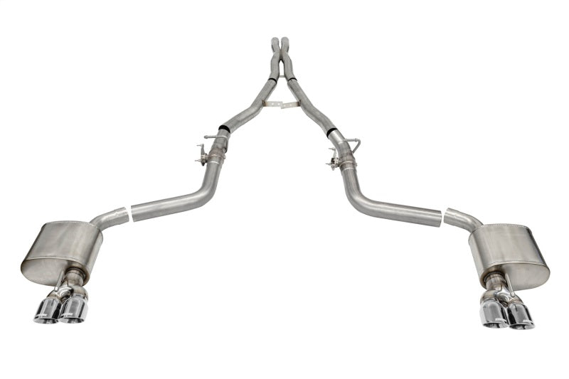 Corsa 21070 Cat-Back 2.75 Dual Rear Twin 3.5" Challenger SRT 18-23