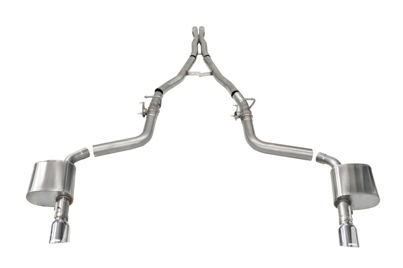 Corsa 21072 Cat-Back 2.75" Dual Rear Single 4.5" Charger SRT 15-23