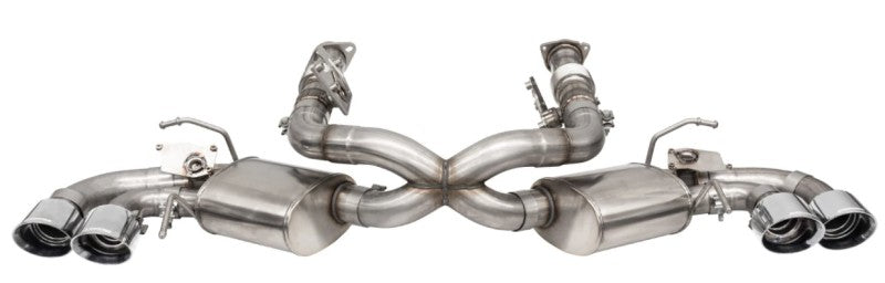 Corsa 21100 Cat-Back 3.0" Dual Rear Quad 4.5" Corvette C8 20-23