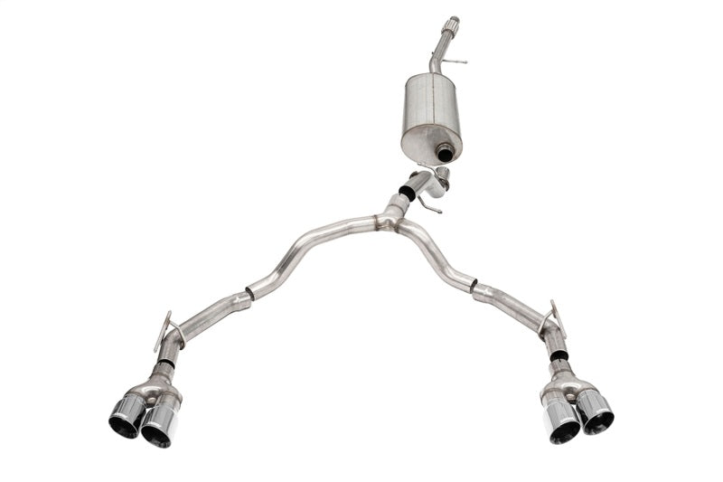 Corsa 21128 Cat-Back 3" to 2.75" Dual Rear Twin 4" Suburban 21-23