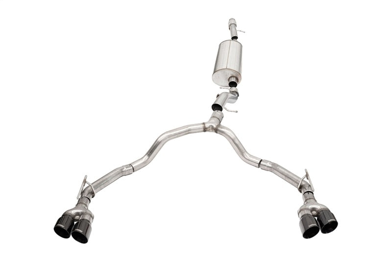 Corsa 21129BLK Cat-Back 3.5" to 2.75" Dual Rear Twin 4" Tahoe 21-23