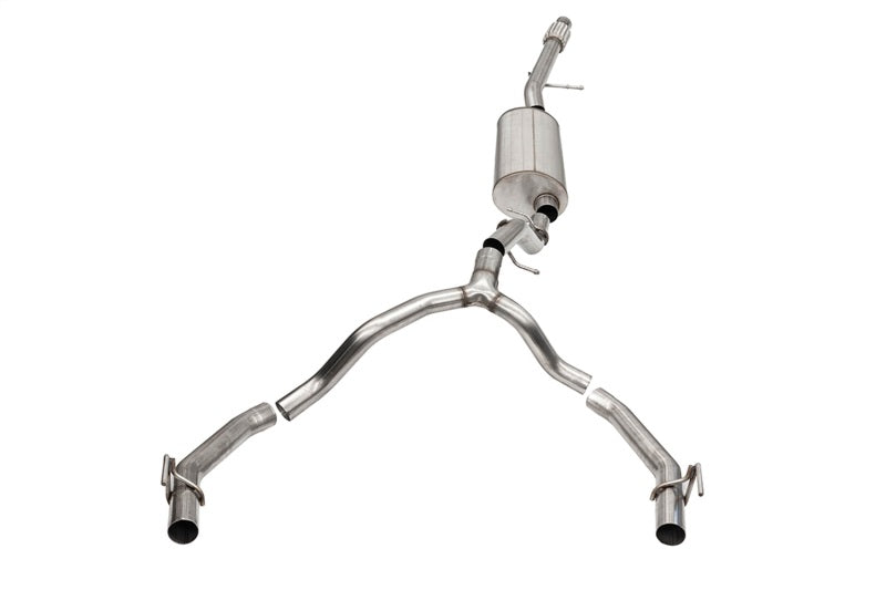 Corsa 21132 Cat-Back 3.5" to 2.75" Dual Rear Factory Bezels 2.75"