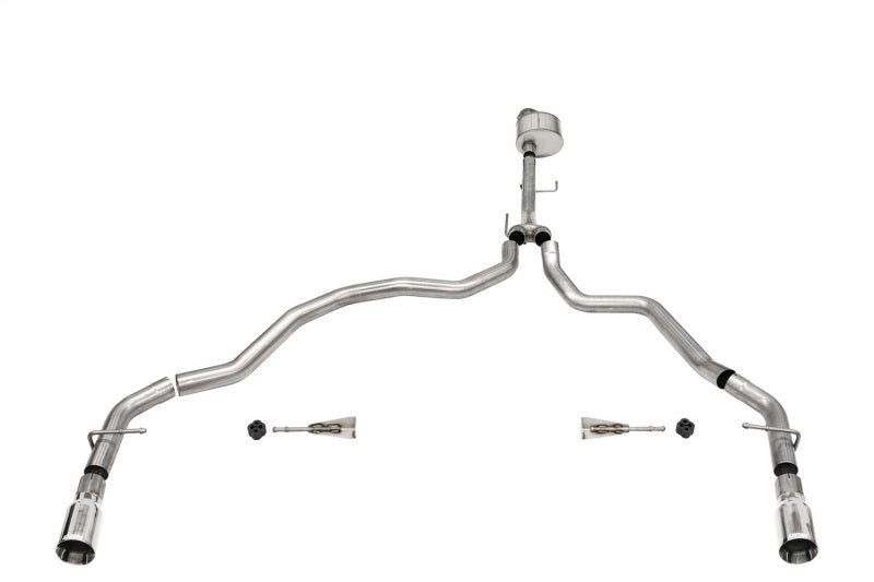 Corsa 21143 Cat-Back 3.0" Dual Rear Single 4.0" F150 5.0 21-23