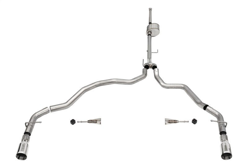 Corsa 21152 Cat-Back 3.0" Dual Rear Single 4.0" F150 5.0 21-23