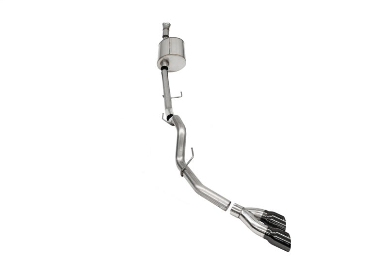 Corsa 21157BLK Cat-Back 3.0" Single Side Twin 4.0" F150 5.0 21-23