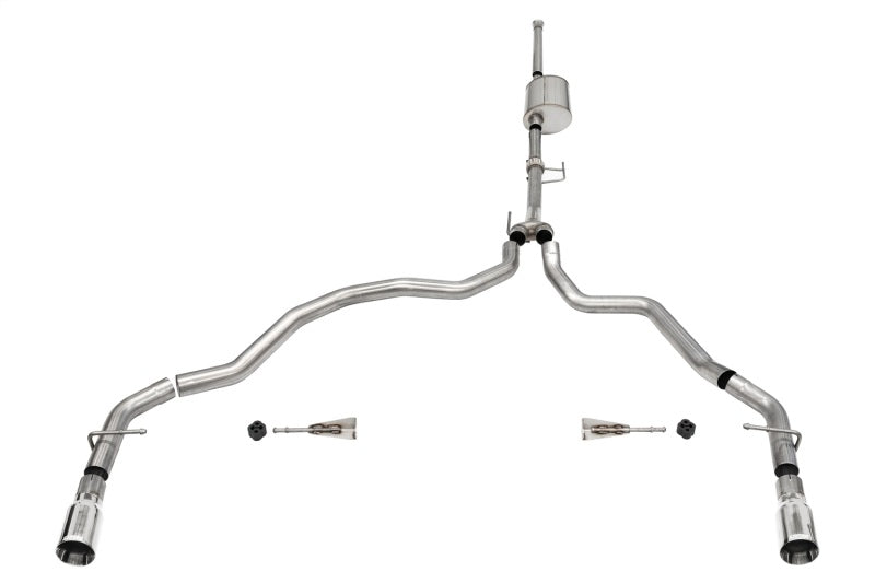Corsa 21170 Cat-Back 3.0" Dual Rear Single 4.0" F150 3.5 21-23