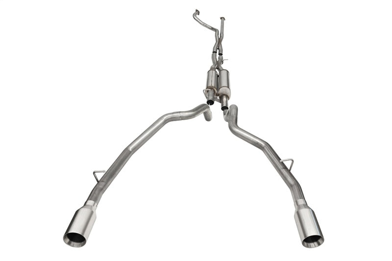 Corsa 21189 Cat-Back 3.0" Dual Rear Single 5.0" Ram TRX 6.2 21-23