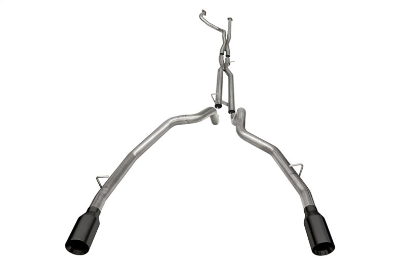 Corsa 21190BPC Cat-Back 3.0" Dual Rear Single 5.0" Ram TRX 6.2 21-23