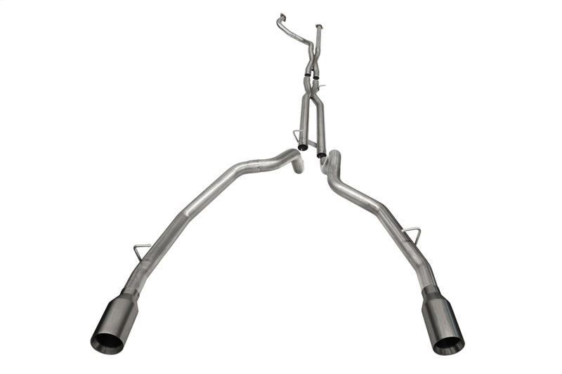 Corsa 21190GNM Cat-Back 3.0" Dual Rear Single 5.0" Ram TRX 6.2 21-23