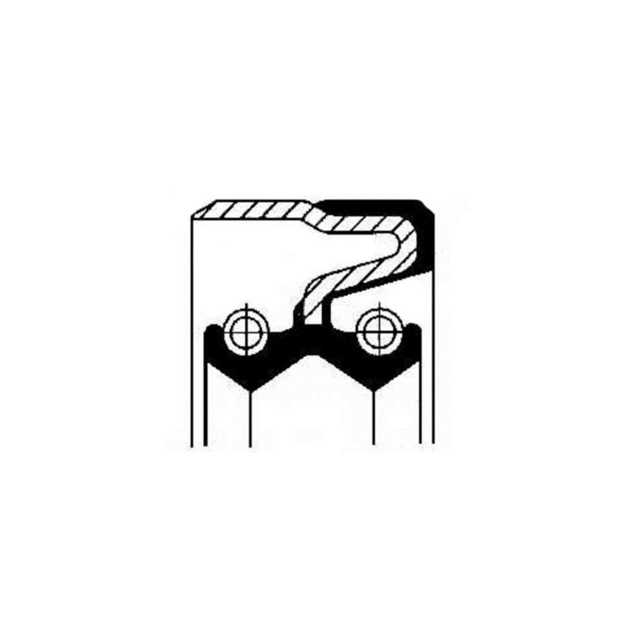 Corteco 01018315B Shaft Seal, Transfer Case