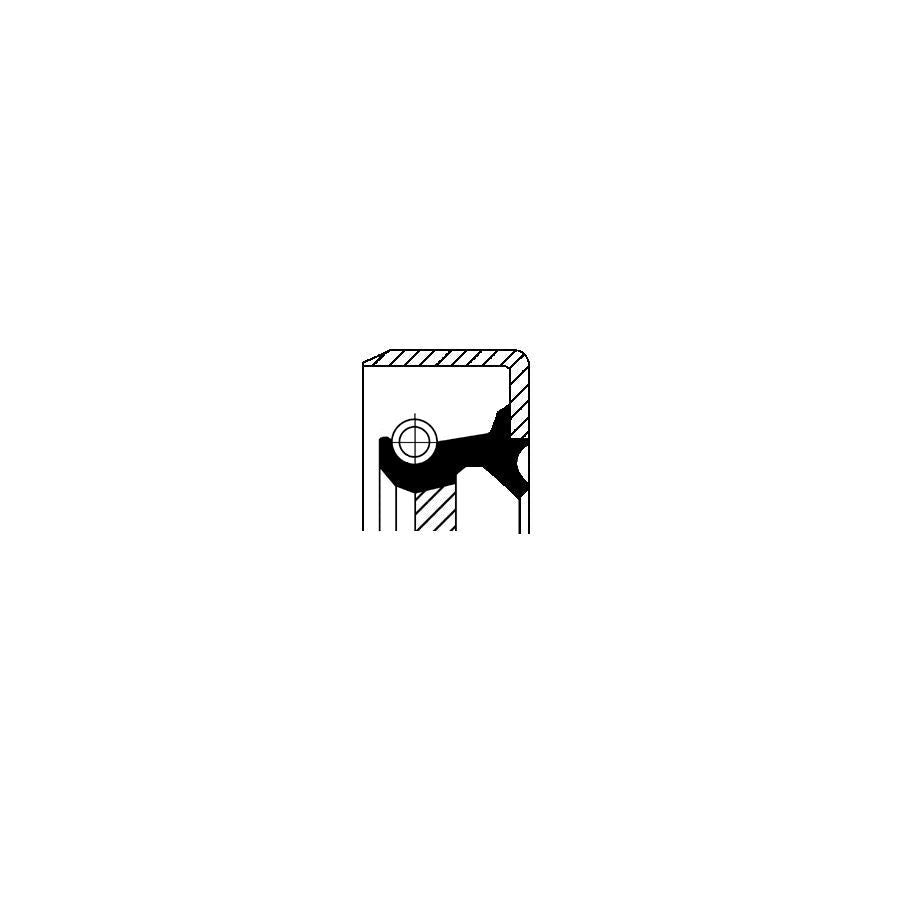 Corteco 01019450B Shaft Seal, Differential