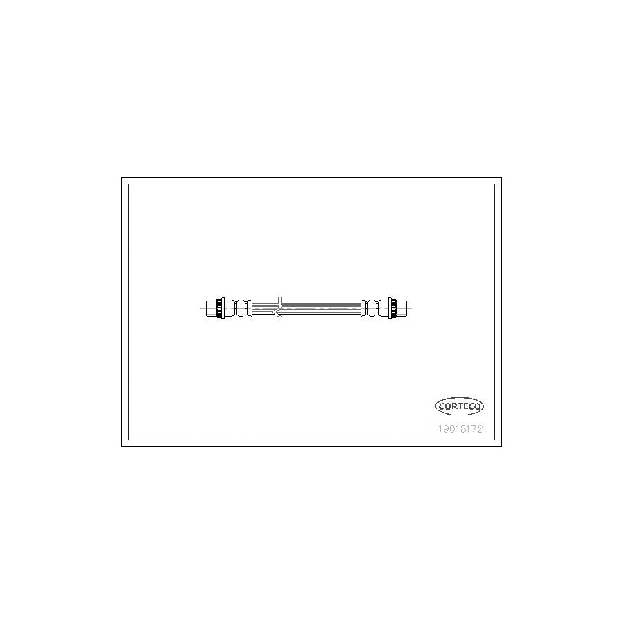 Corteco 19018172 Brake Hose