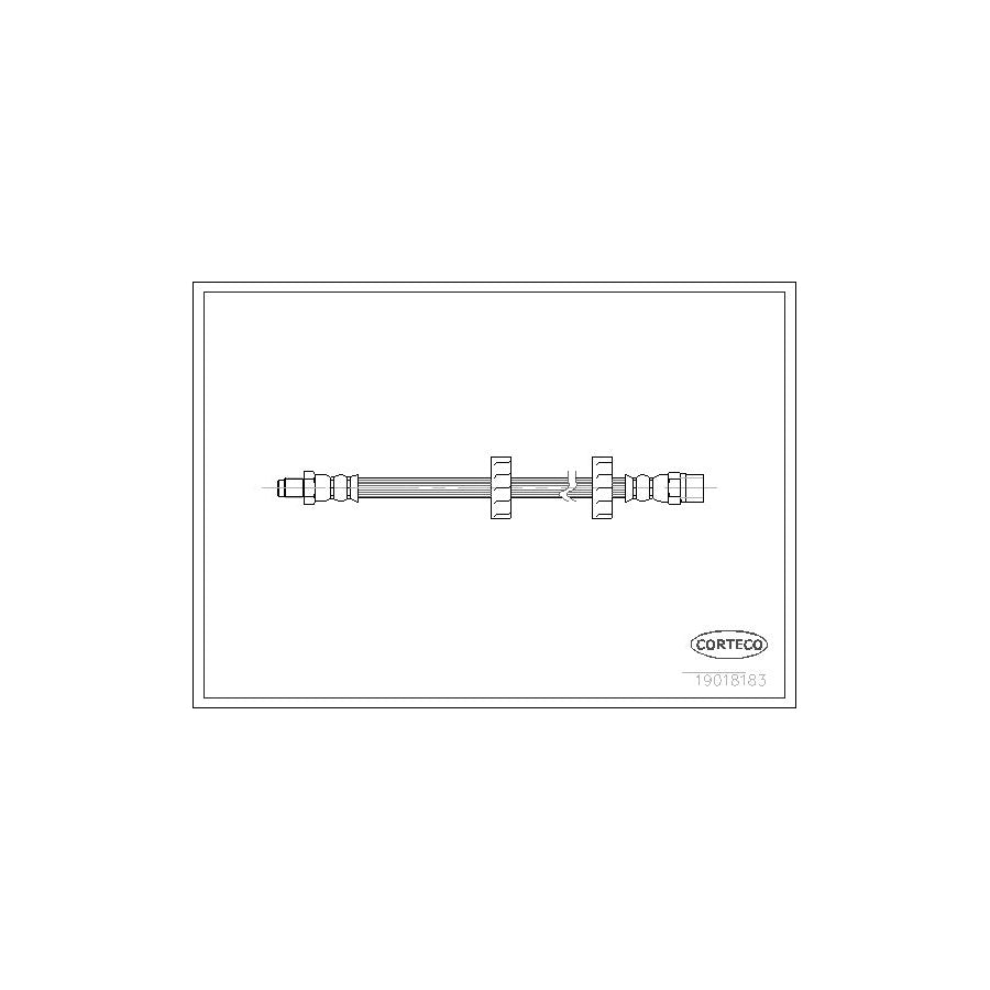 Corteco 19018183 Brake Hose