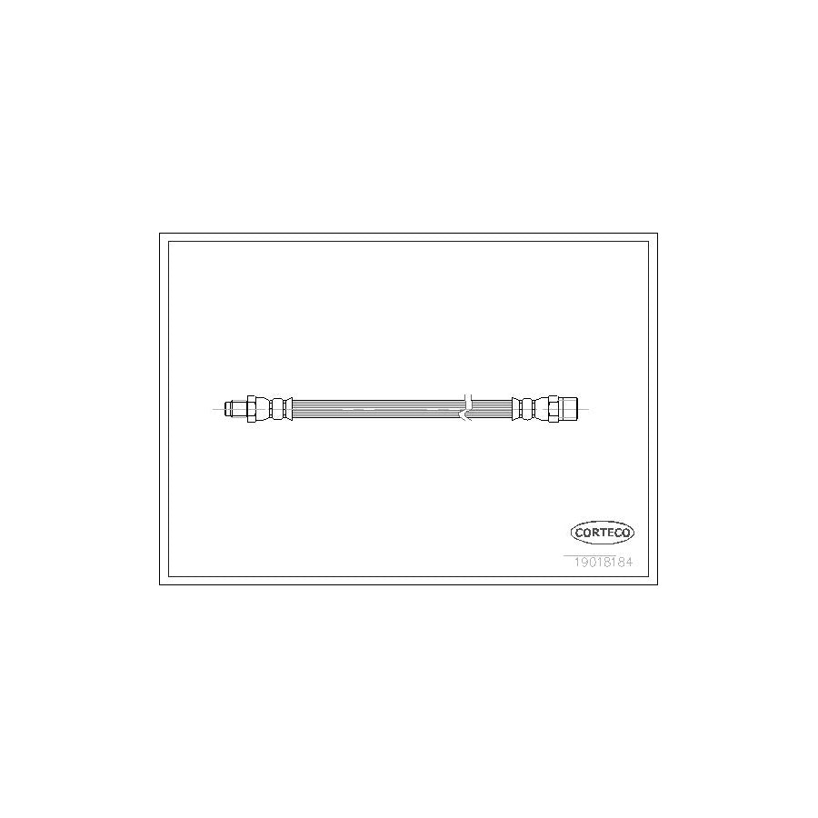 Corteco 19018184 Brake Hose