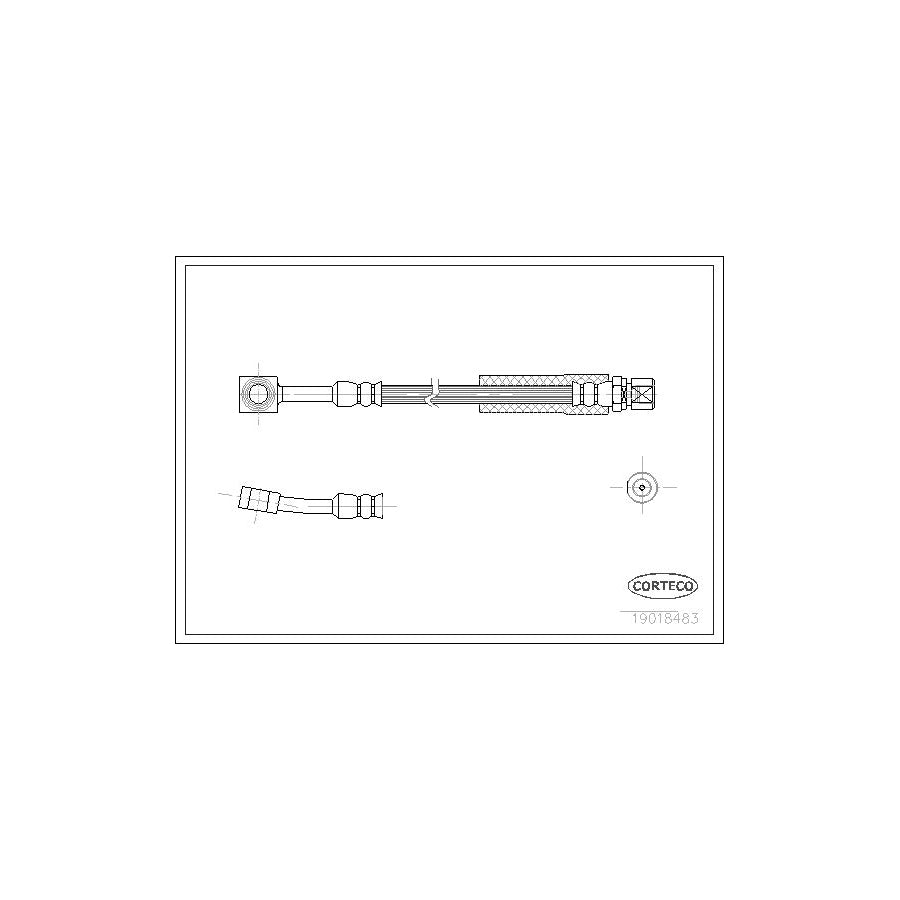 Corteco 19018483 Brake Hose
